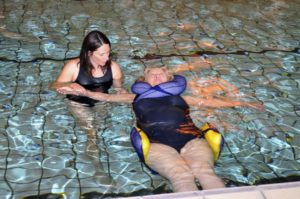 Hydrotherapy in warm water